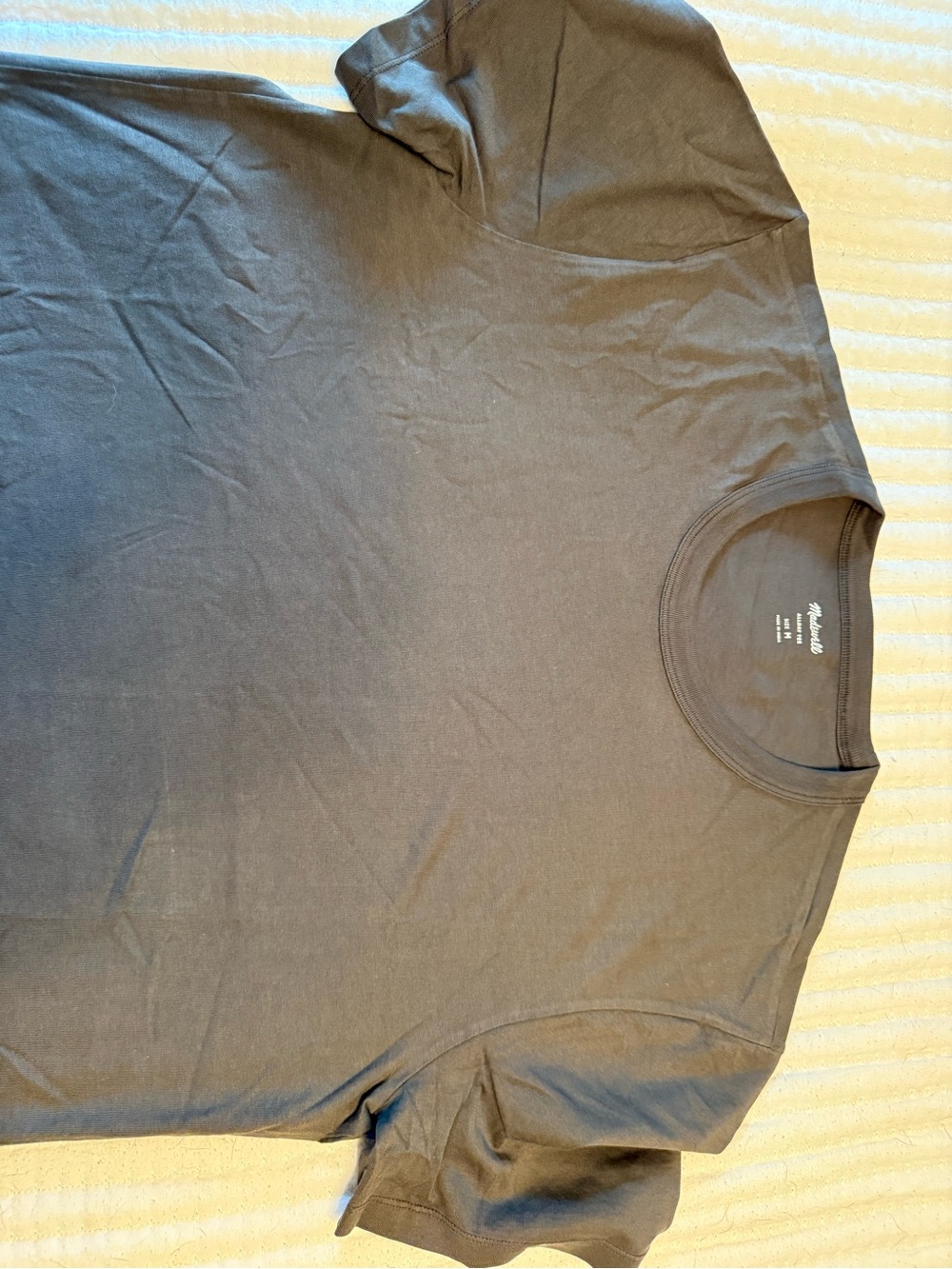 Abercrombie & Fitch Men's Short-Sleeve Crew Tee - Charcoal